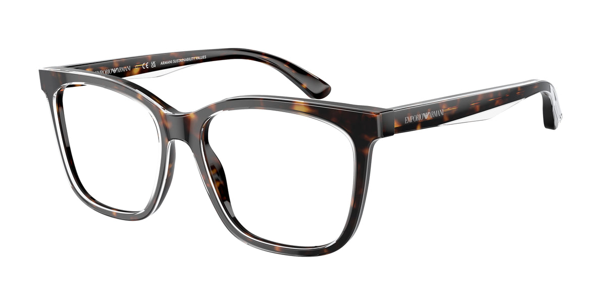 Emporio Armani EA3228 Shiny Havana/Top Crystal Eyeglasses
