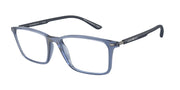 Emporio Armani EA3237 Shiny Transparent Blue Eyeglasses