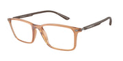 Emporio Armani EA3237 Shiny Transparent Brown Eyeglasses