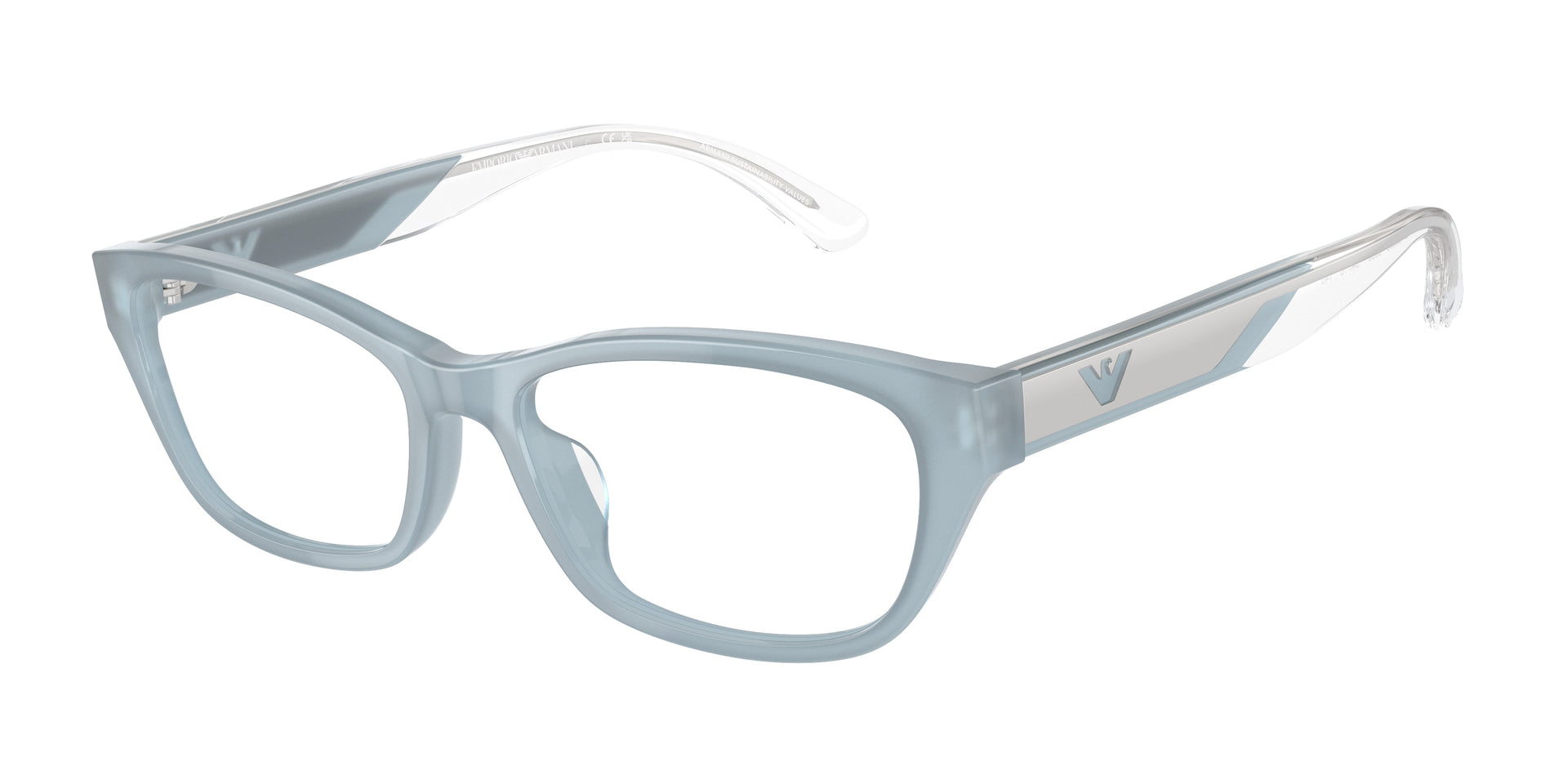Emporio Armani EA3238U Shiny Opaline Azure Eyeglasses