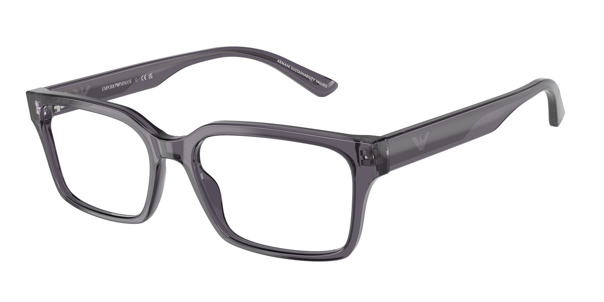 Emporio Armani EA3244F Transparent Dark Grey Eyeglasses