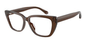 Emporio Armani EA3256U Shiny Transparent Brown Eyeglasses