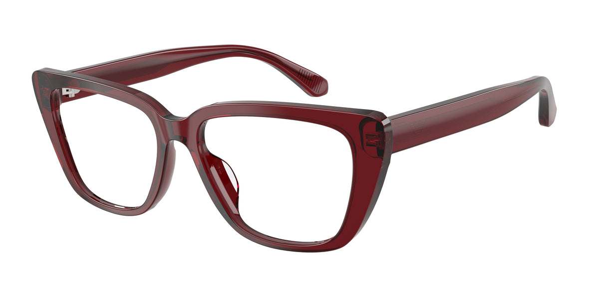 Emporio Armani EA3256U Shiny Transparent Bordeaux Eyeglasses