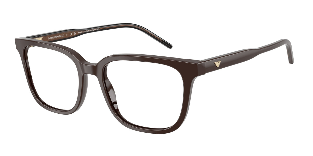Emporio Armani EA3258F Shiny Brown Eyeglasses