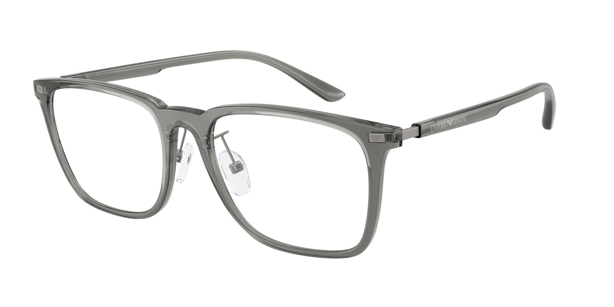 Emporio Armani EA3263D Shiny Transparent Grey Eyeglasses