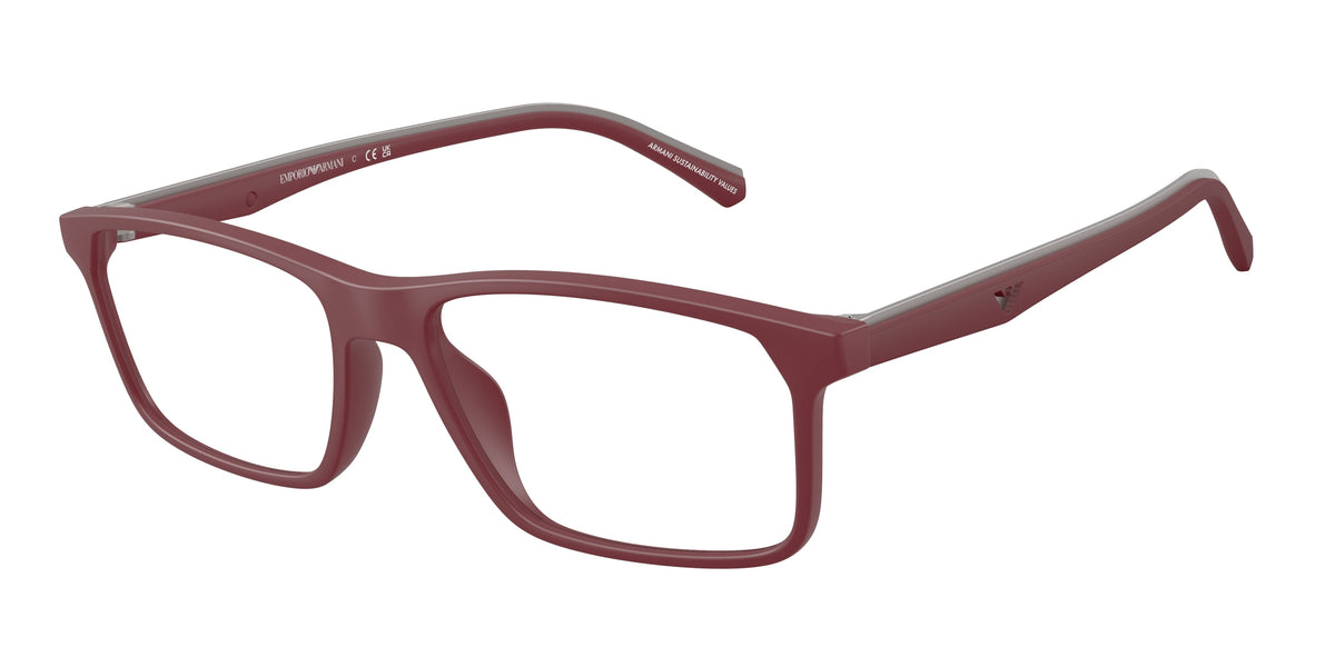 Emporio Armani EA3266U Matte Bordeaux Eyeglasses