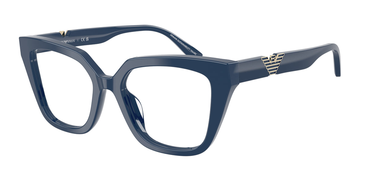 Emporio Armani EA3267U Shiny Blue Eyeglasses