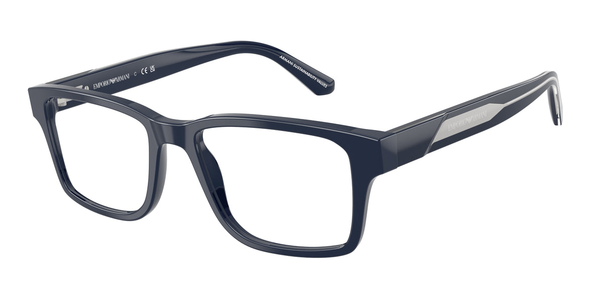 Emporio Armani EA3271F Shiny Blue Eyeglasses