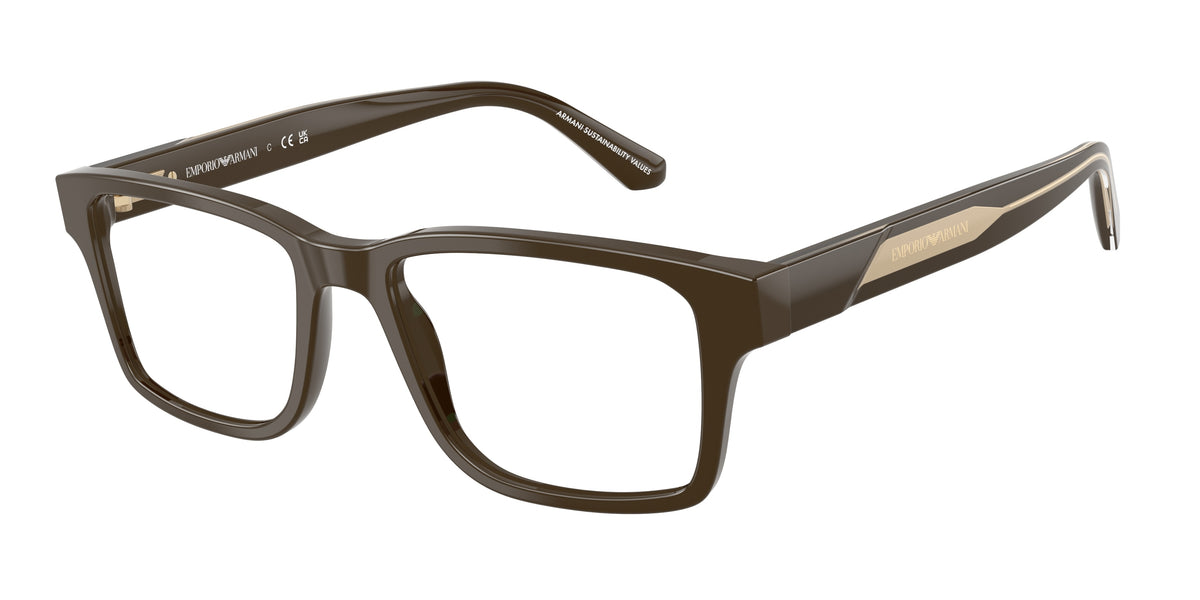 Emporio Armani EA3271 Shiny Brown Eyeglasses
