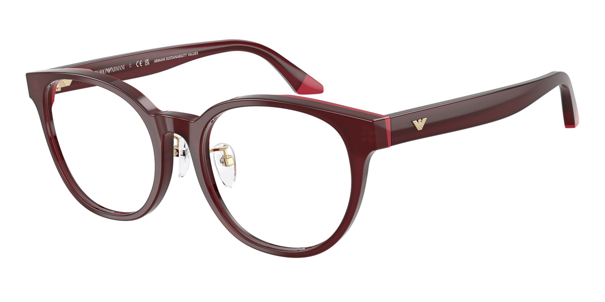 Emporio Armani EA3274F Opal Bordeaux/Pink Eyeglasses