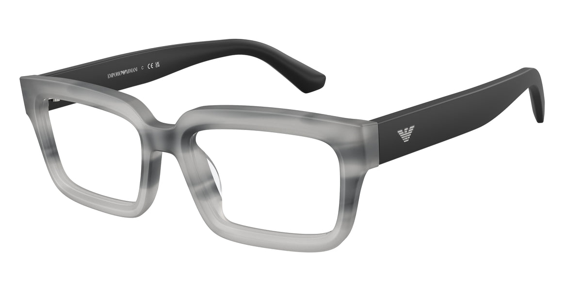 Emporio Armani EA3277U Striped Havana Grey Eyeglasses