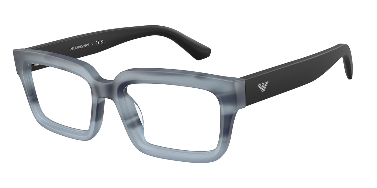 Emporio Armani EA3277U Striped Havana Blue Eyeglasses