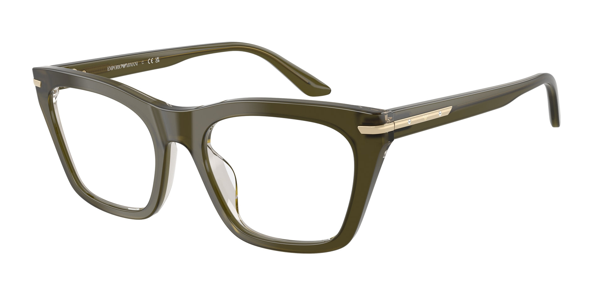 Emporio Armani EA3283BU Shiny Dark Green Eyeglasses