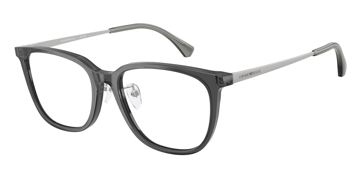 Emporio Armani EA3284D Shiny Transparent Grey Eyeglasses