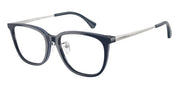Emporio Armani EA3284D Shiny Blue/Transparent Blue Eyeglasses