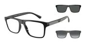 Emporio Armani EA4115F Shiny Black Sunglasses