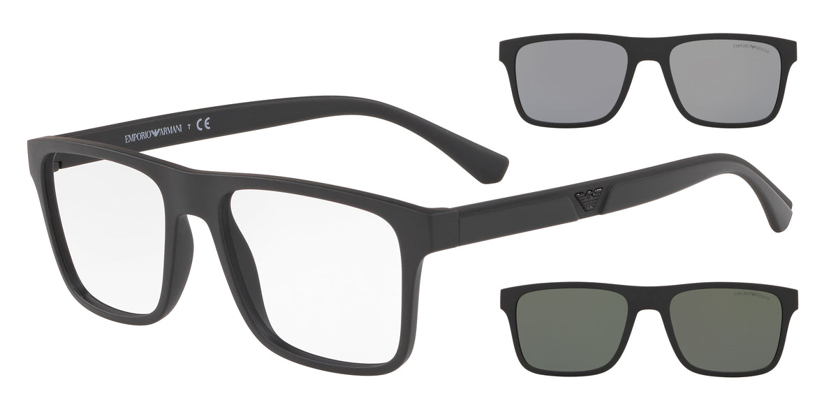 Emporio Armani EA4115F Matte Black Sunglasses