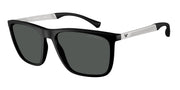 Emporio Armani EA4150 Rubber Black Sunglasses