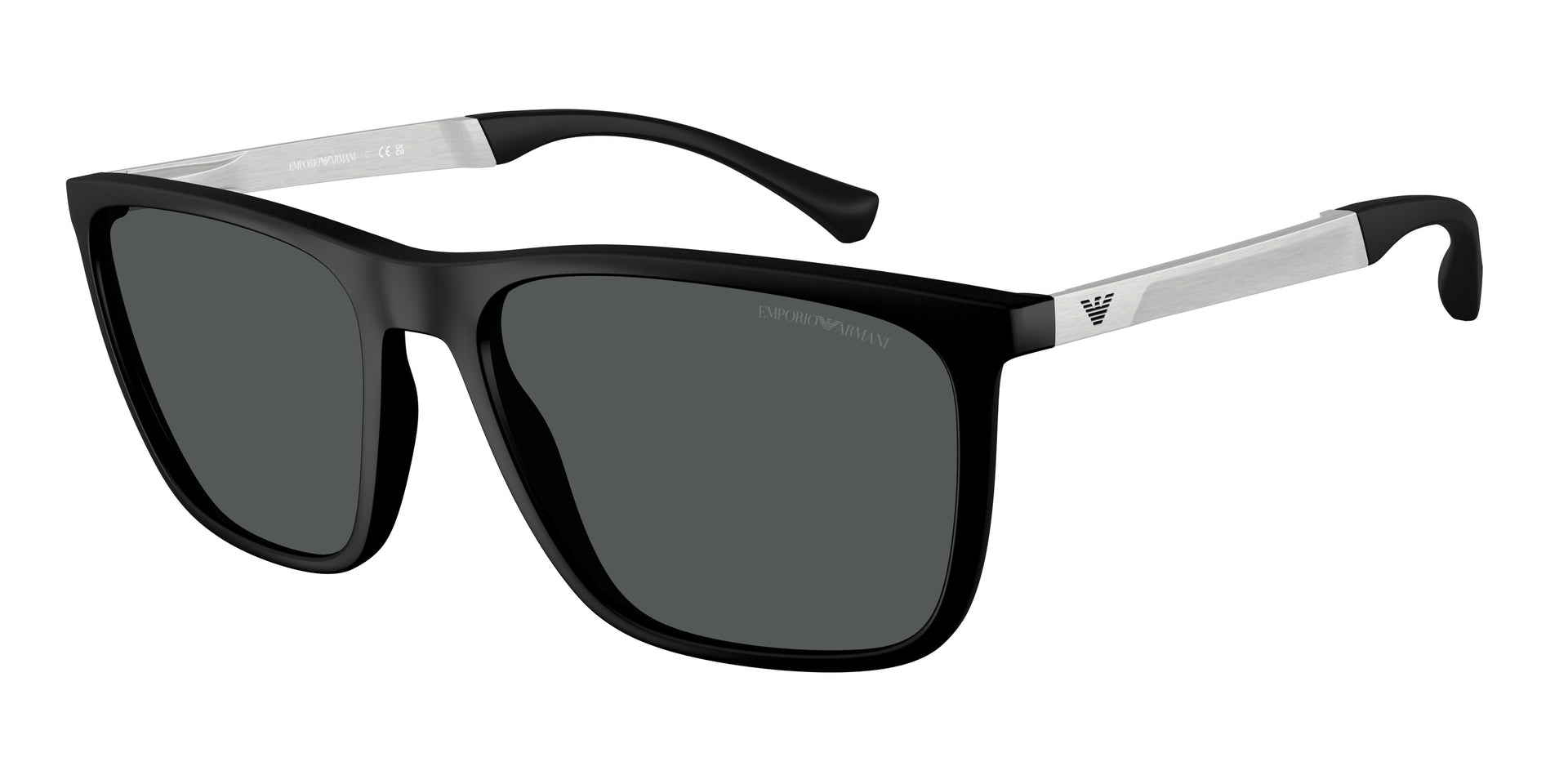 Emporio Armani EA4150 Rubber Black Sunglasses