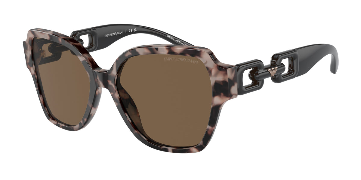 Emporio Armani EA4202 Shiny Pink Havana Sunglasses