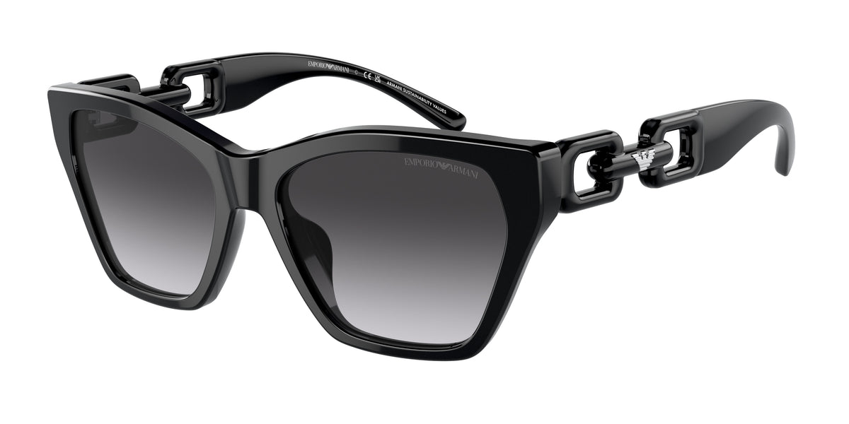 Emporio Armani EA4203U Shiny Black Sunglasses