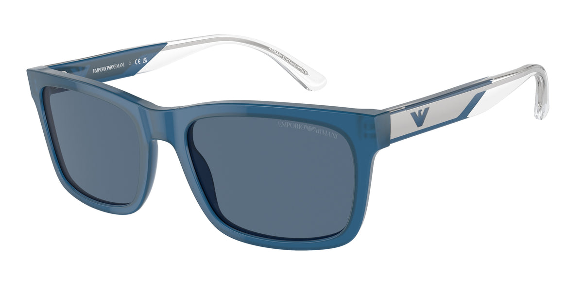Emporio Armani EA4224 Shiny Opaline Blue Sunglasses