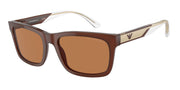 Emporio Armani EA4224 Shiny Opaline Brown Sunglasses