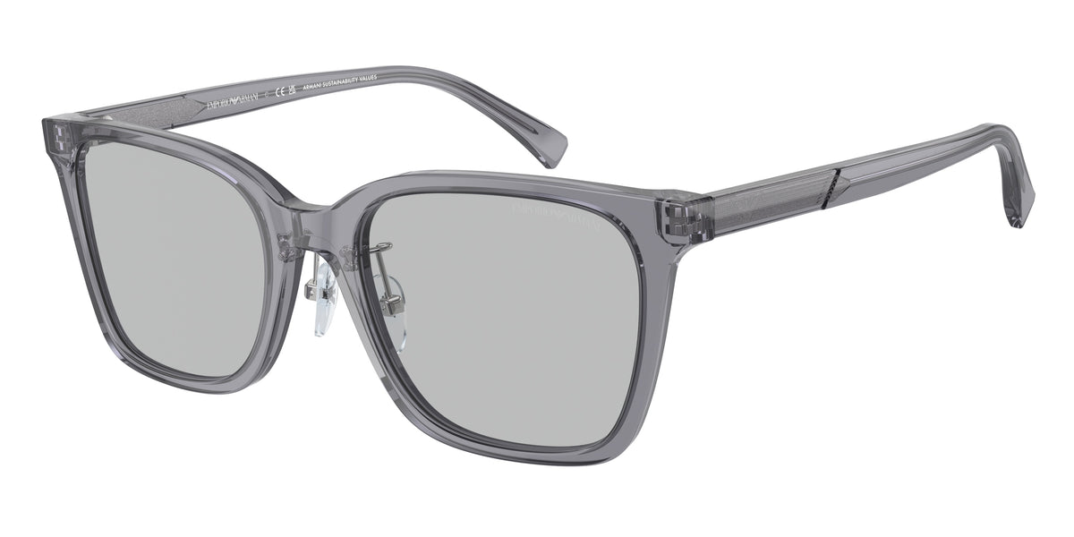 Emporio Armani EA4226D Shiny Transparent Grey Sunglasses