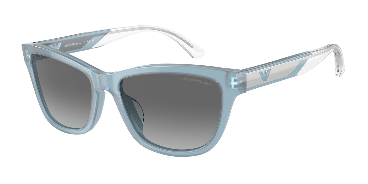 Emporio Armani EA4227U Shiny Opaline Azure Sunglasses