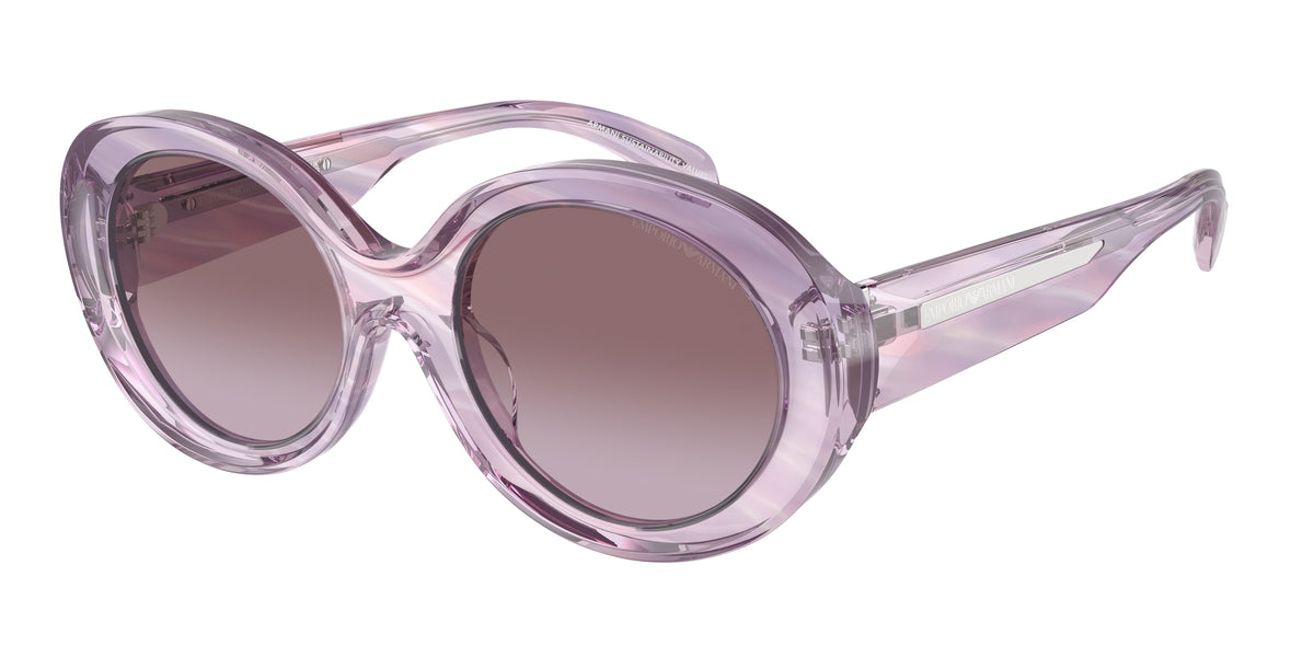 Emporio Armani EA4231U Striped Pink Sunglasses