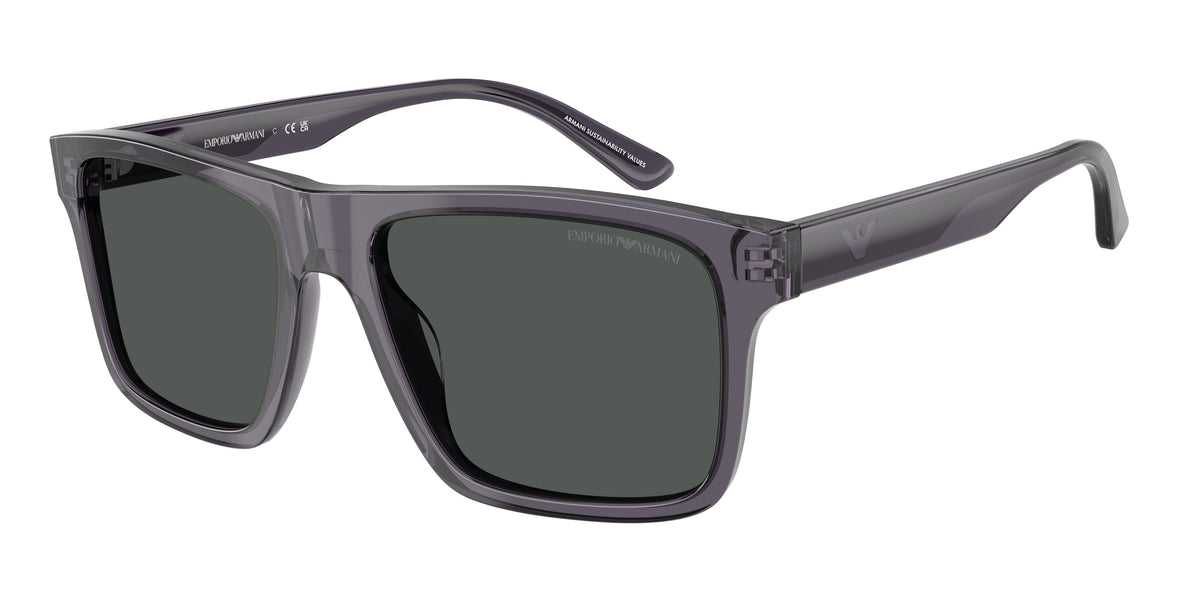 Emporio Armani EA4232 Transparent Dark Grey Sunglasses