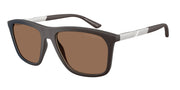 Emporio Armani EA4237 Matte Dark Brown Sunglasses