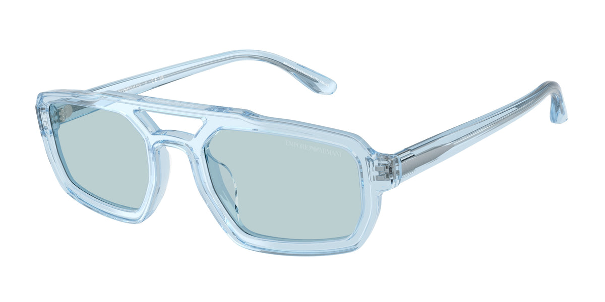 Emporio Armani EA4240U Shiny Transparent Light Blue Sunglasses