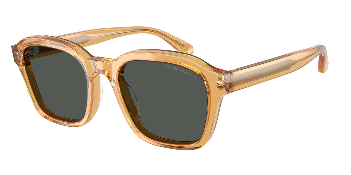 Emporio Armani EA4245U Shiny Transparent Yellow Sunglasses