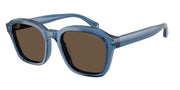 Emporio Armani EA4245U Shiny Transparent Blue Sunglasses