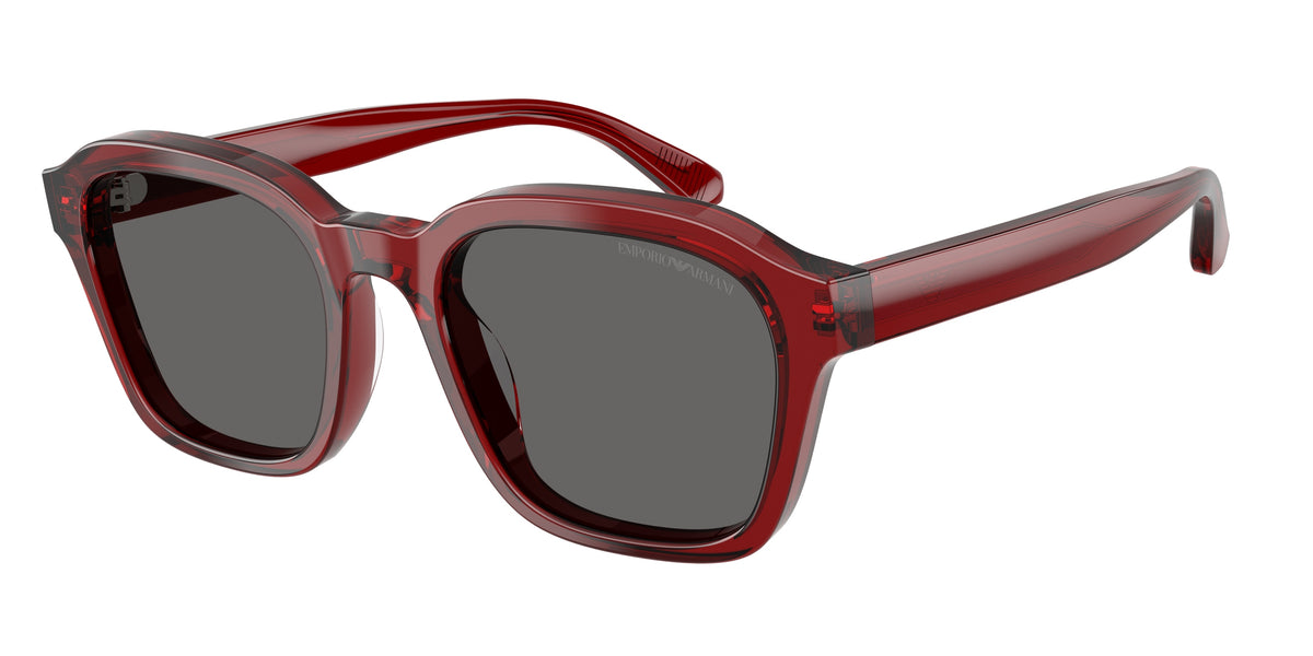 Emporio Armani EA4245U Shiny Transparent Red Sunglasses