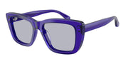 Emporio Armani EA4246U Shiny Transparent Purple Sunglasses