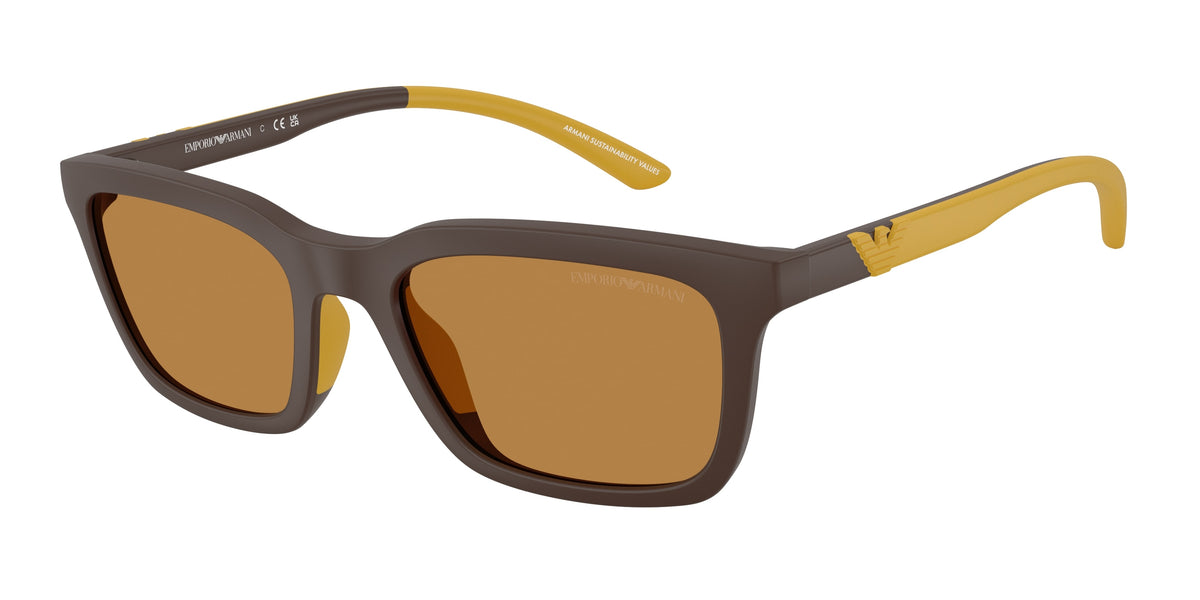 Emporio Armani EA4249U Matte Brown Sunglasses