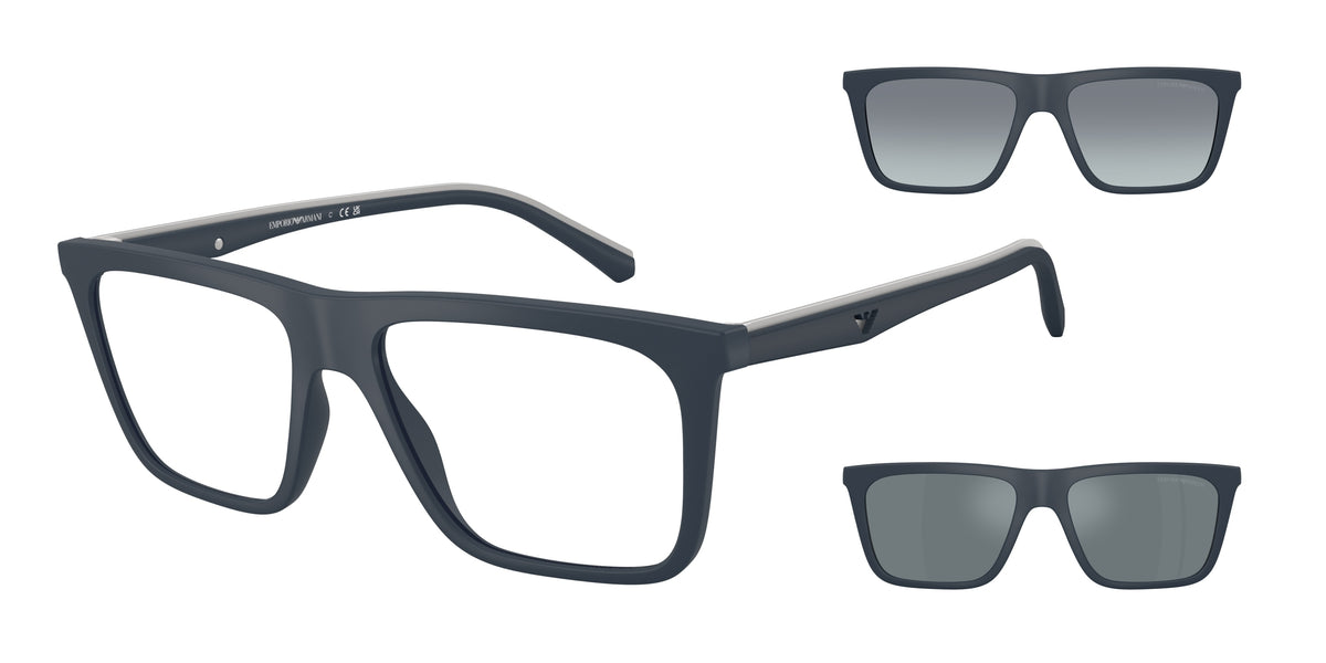 Emporio Armani EA4258F Matte Blue Sunglasses