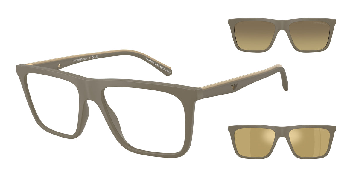 Emporio Armani EA4258 Matte Beige Sunglasses