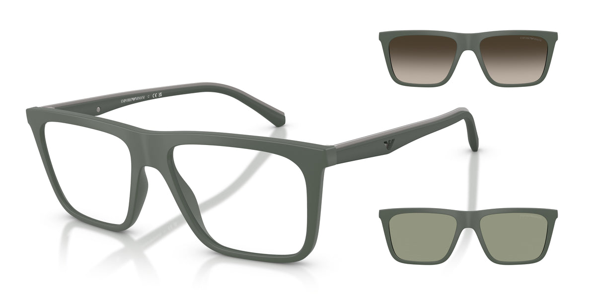 Emporio Armani EA4258 Matte Green Sunglasses