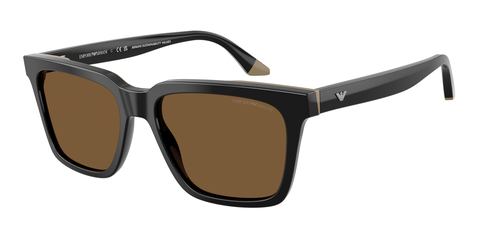 Emporio Armani EA4260 Black/Beige Sunglasses