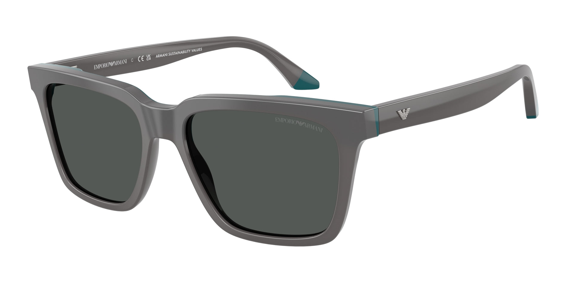 Emporio Armani EA4260 Opaline Grey/Blue Sunglasses