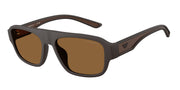 Emporio Armani EA4266U Rubberized Matte Brown Sunglasses