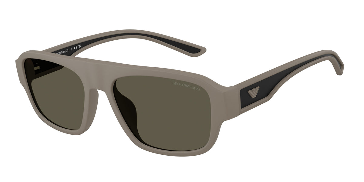 Emporio Armani EA4266U Rubberized Matte Light Brown Sunglasses