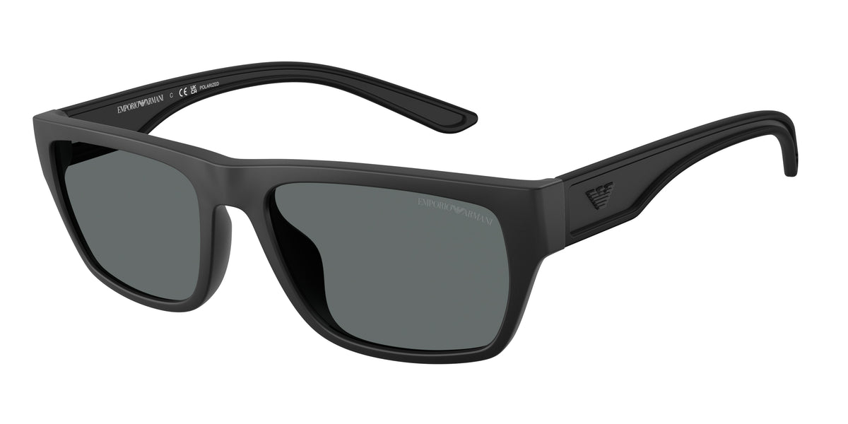 Emporio Armani EA4267U Rubberized Matte Black Sunglasses