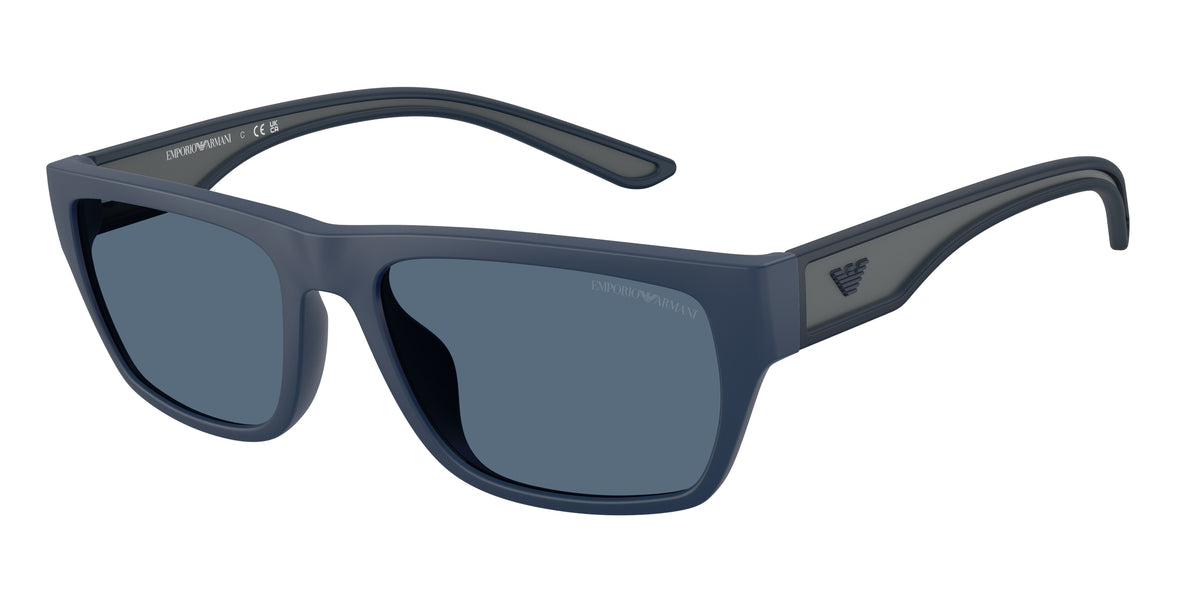 Emporio Armani EA4267U Rubberized Matte Blue Sunglasses