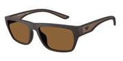 Emporio Armani EA4267U Rubberized Matte Brown Sunglasses