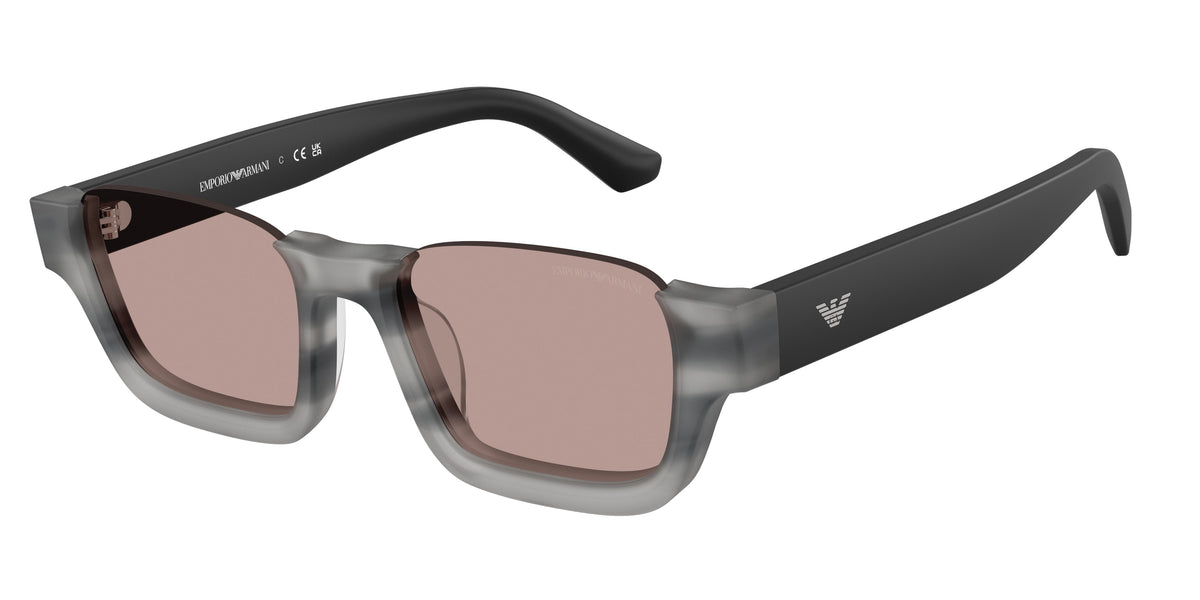 Emporio Armani EA4268U Striped Havana Grey Sunglasses