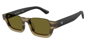 Emporio Armani EA4268U Striped Havana Green Sunglasses